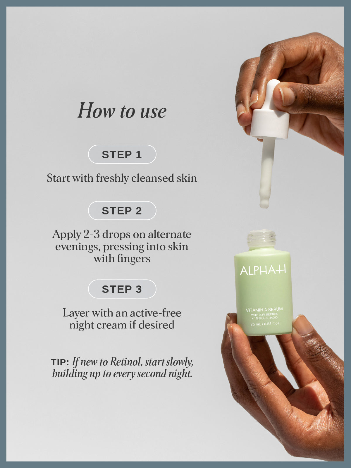 Vitamin A Serum with 0.3% Retinol and 1% Bio-Retinoid